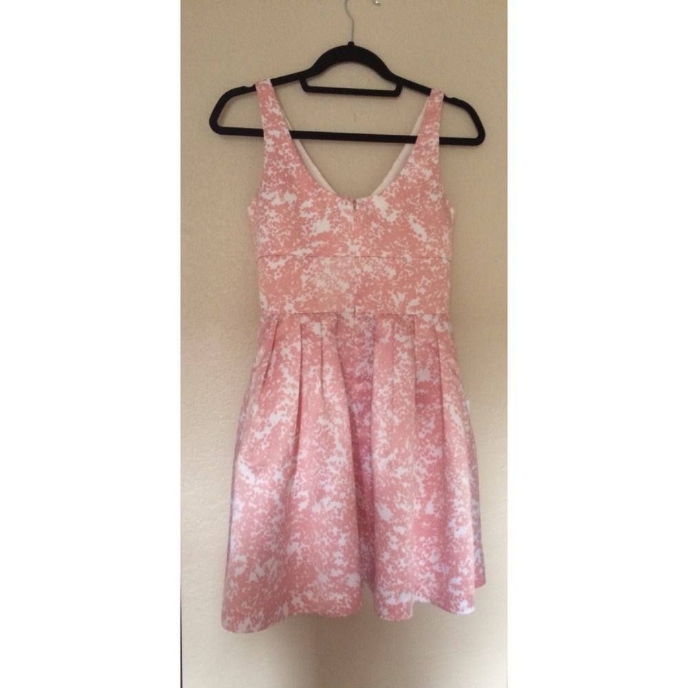 CeCe ‘Kinley’ Floral Print Satin Fit & Flare Dress - Picture 6 of 7